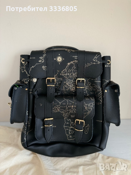 Раница с картата на света, снимка 1