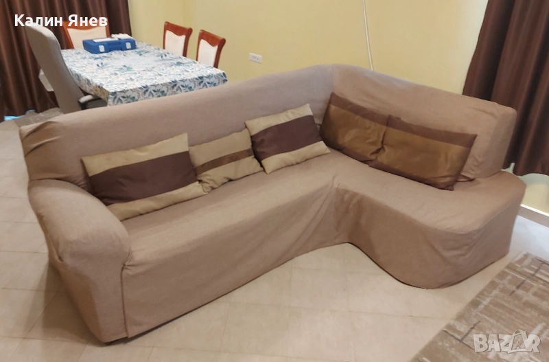 Ъглов разтегателен диван, снимка 1