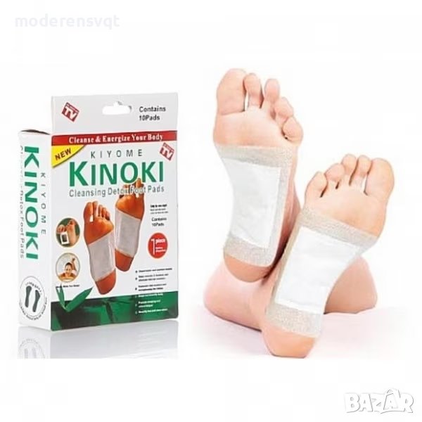Детоксикиращи пластири Kinoki Detox - 10 броя, снимка 1