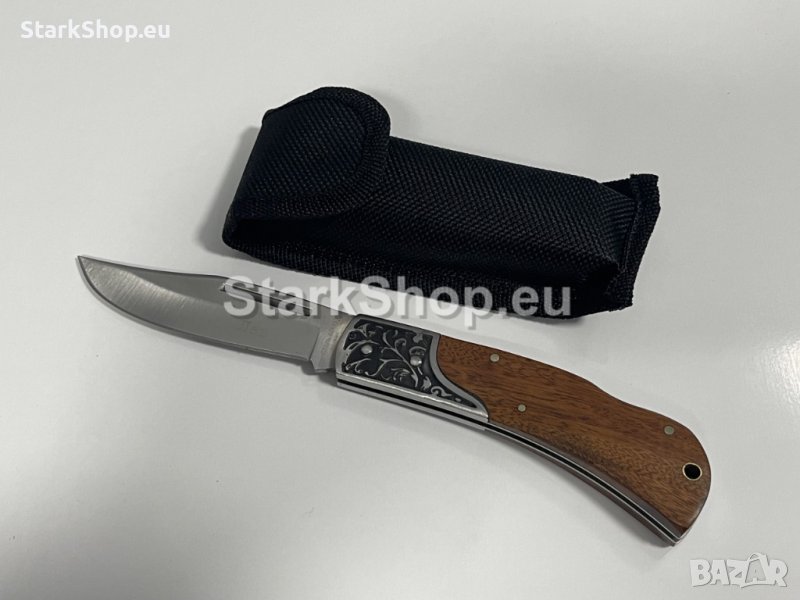  Сгъваем руски нож лев с калъф, снимка 1