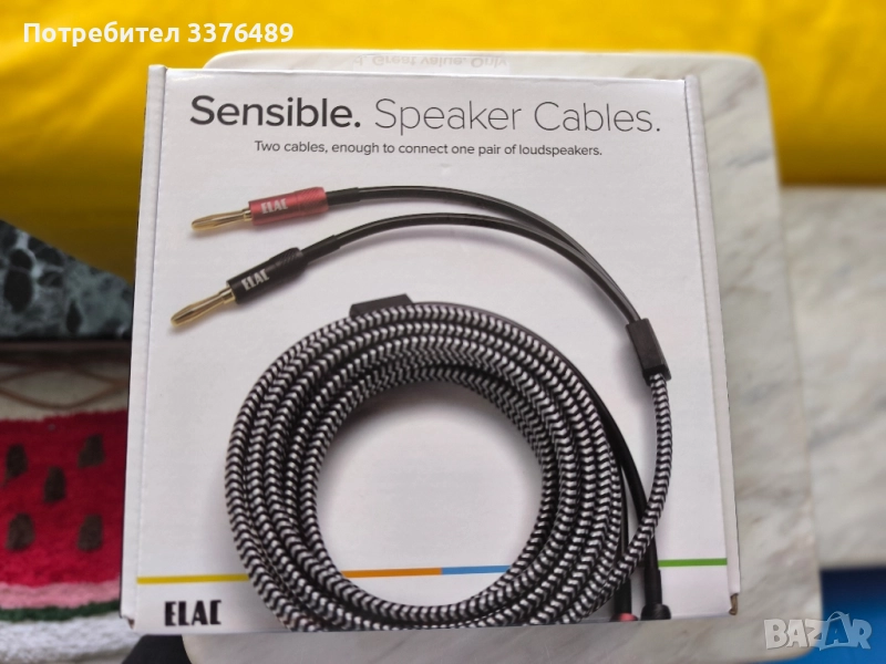 ELAC Speaker Cable 3.0M, снимка 1