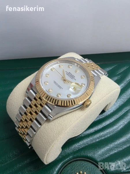 Rolex Datejust 41mm Gold & Steel Diamonds dial Пълен Комплект + Гаранция!, снимка 1