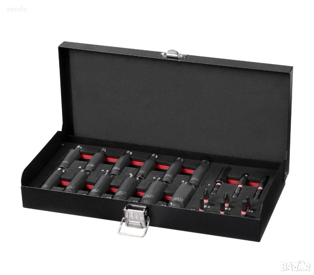 *ЧИСТО НОВ*PARKSIDE Koмплект ударни гаечни ключове и накрайници , снимка 1