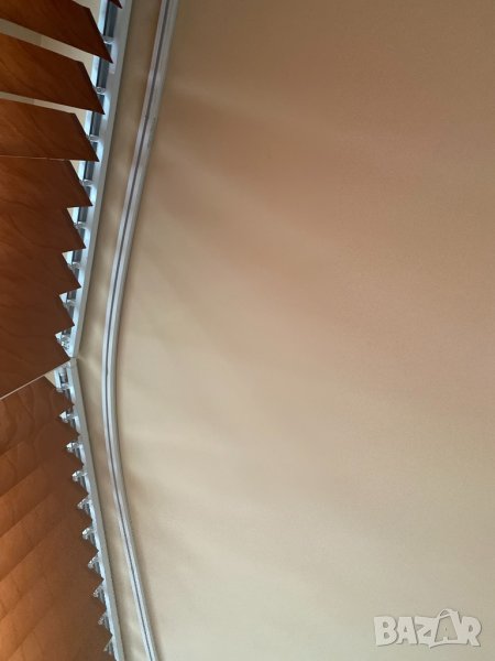 Релси за перде/демонтирани/цвят бял / 4бр./ размери 3.50 см;2м; 2.65см, снимка 1