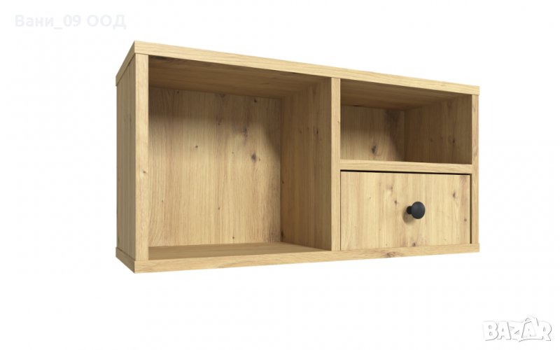 Стенна етажерка с шкафче , снимка 1