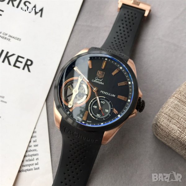 Мъжки часовник TAG Heuer Grand Carrera Pendulum с автоматичен механизъм, снимка 1