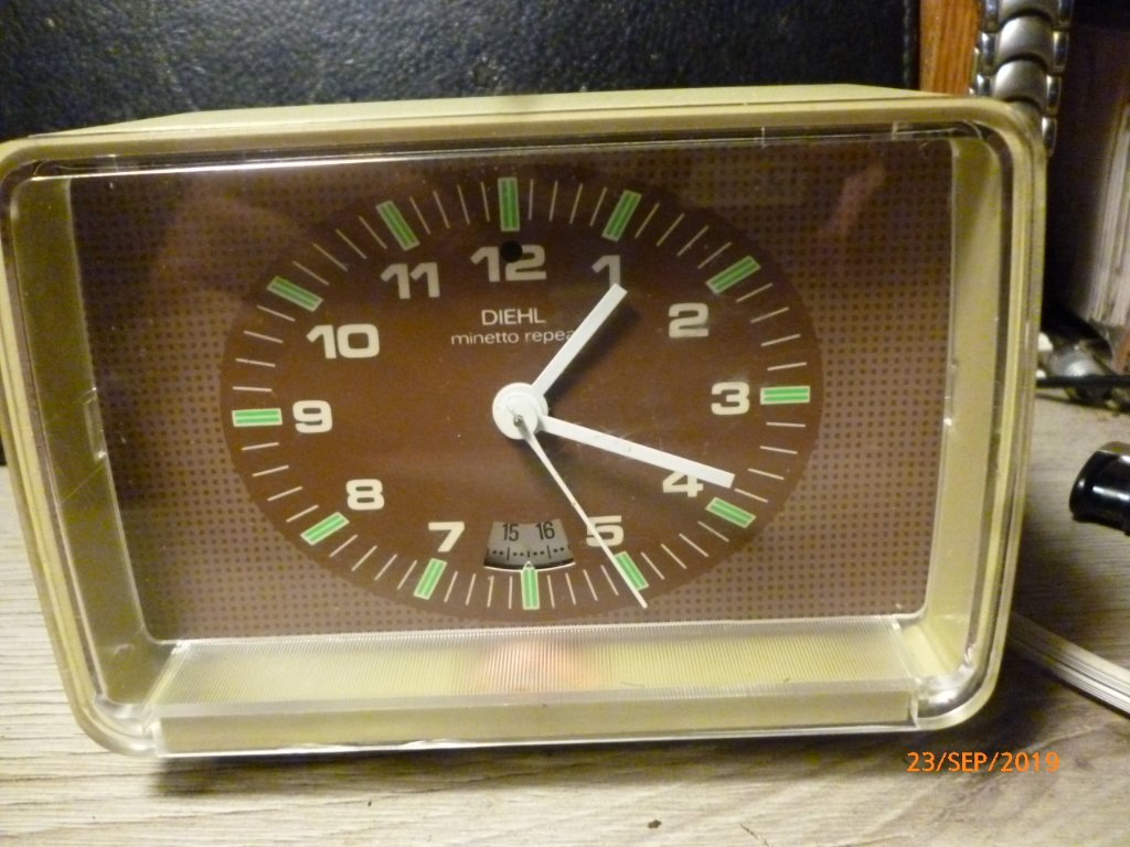 DIEHL Minetto Repeat - clock alarm vintage 71 в Други в гр. Русе -  ID26579886 — Bazar.bg