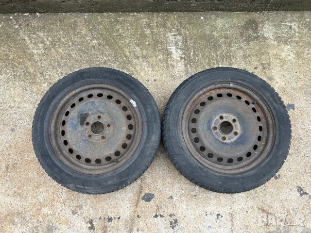 Зимни гуми с джанти 205/55 R 16, снимка 3 - Гуми и джанти - 52062567