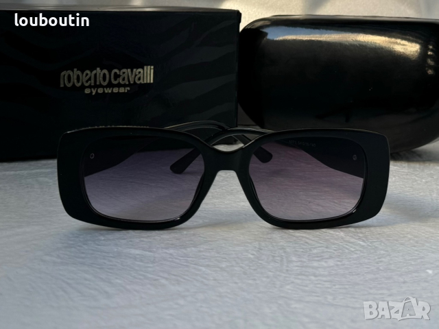 Roberto Cavalli дамски слънчеви очила правоъгълни , снимка 7 - Слънчеви и диоптрични очила - 44885009