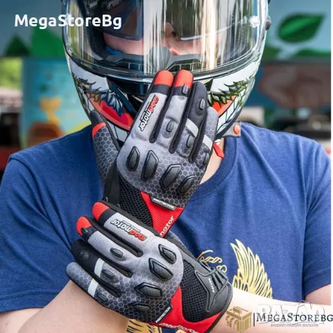 Мото ръкавици PA512 2 БР/К-Т - Син L, XL, XXL, снимка 4 - Аксесоари и консумативи - 49347919