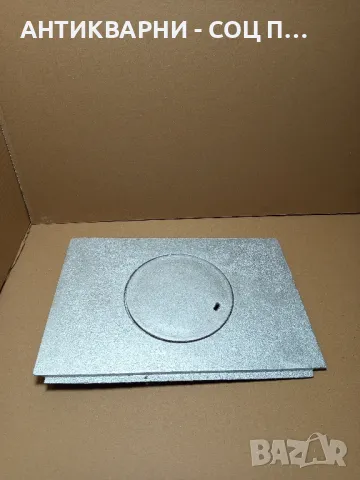 Соц Стара Чугунена Плоча За Стара Печка Или Барбекюта Барбекю., снимка 2 - Антикварни и старинни предмети - 50405991