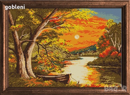 гоблен "НОСТАЛГИЯ"-Д4О; шев 1:4; размери/32*46см.; 20 цвята; 52 лв.