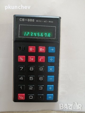 Ретро калкулатор CB-888, снимка 2 - Друга електроника - 44077026