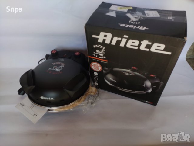 Фурна за пица Ariete 917, 1200 W, шамот с незалепващо покритие, максимална температура 400 °C, снимка 3 - Печки, фурни - 39970304