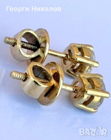 Диамантени обици , снимка 5 - Обеци - 52350561