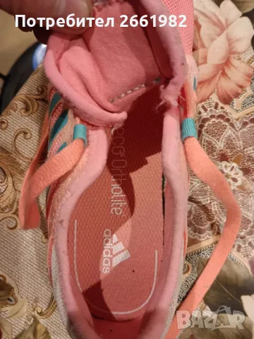Детски оранжеви маратонки на Adidas, снимка 3 - Детски маратонки - 49781804