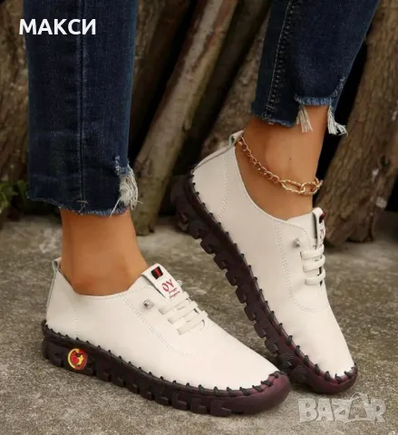 Изключително удобни леки еластични кожени и меки здрави обувки в различни цветове-Топ артикул , снимка 3 - Дамски ежедневни обувки - 47274532