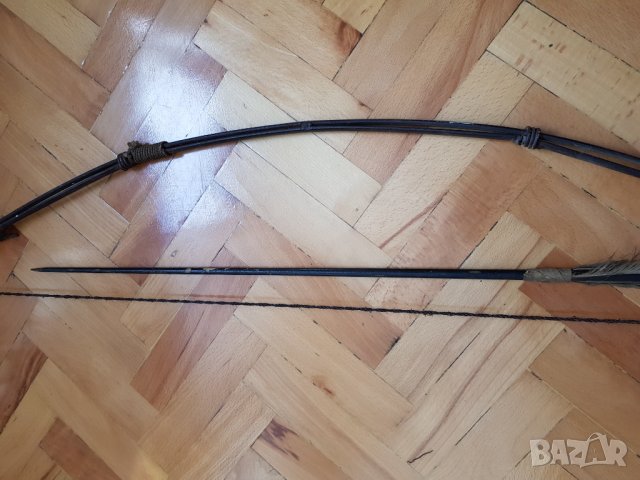 Стар метален лък-ръчна изработка, снимка 7 - Антикварни и старинни предмети - 33489829