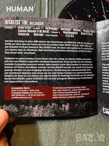 Reckless Tide - Sepultura - Soulfly , снимка 11 - CD дискове - 49138102