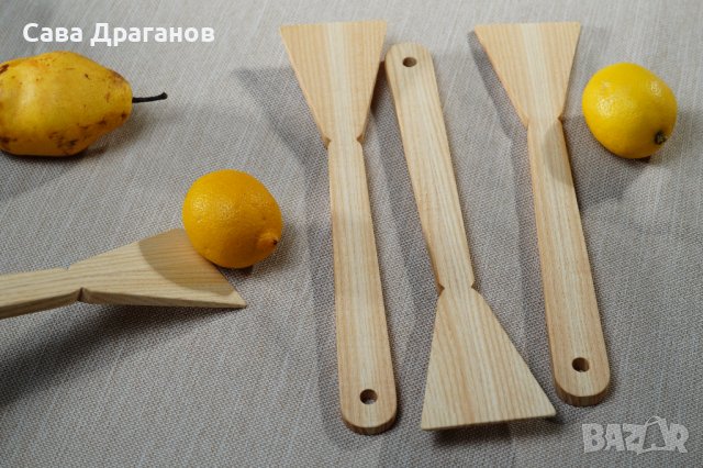 Дървени бъркалки, снимка 5 - Прибори за хранене, готвене и сервиране - 40359359