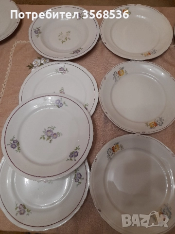 Стар български порцелан , снимка 2 - Чинии - 51696074