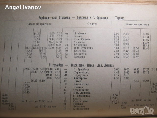 Официален пътеводител на автобусните линии в НРБ 1964-1965 г., снимка 5 - Енциклопедии, справочници - 52771314
