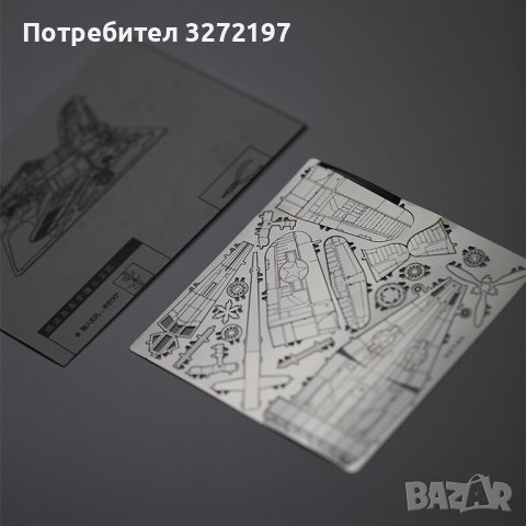 Метален пъзел Самолет F-4U Corsair - Направи си сам, снимка 5 - Пъзели - 40798881