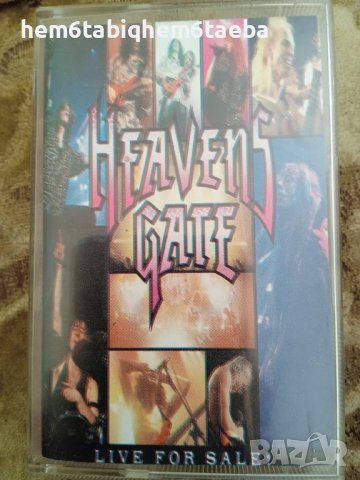 РЯДКА КАСЕТКА - HEAVEN'S GATE - Live for Sale!, снимка 1