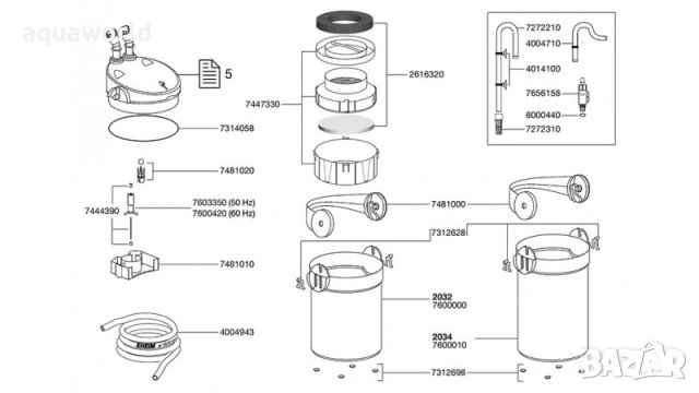 "ПРОМОЦИЯ" Външен Филтър EHEIM Ecco Pro 200, снимка 4 - Оборудване за аквариуми - 39520824