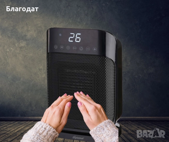 Печка керамична P18, 1800W, снимка 4 - Отоплителни печки - 52882670