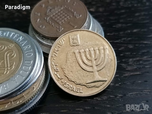 Монета - Израел - 10 агори | 2014г., снимка 2 - Нумизматика и бонистика - 33414365