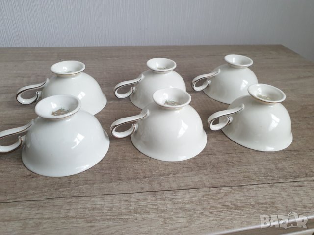 Стари позлатени порцеланови чашки с два печата на Bavaria, снимка 5 - Антикварни и старинни предмети - 40642596