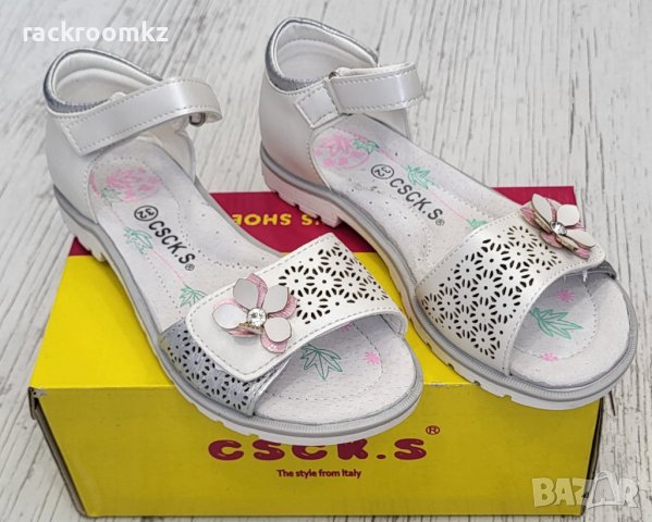 Детски сандали в бял цвят с анатомична подметка Х-6260, снимка 1