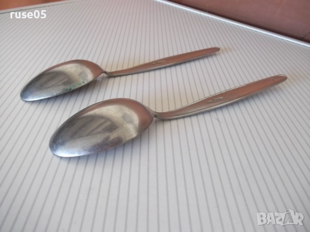 Лот от 2 бр. лъжици полски, снимка 5 - Прибори за хранене, готвене и сервиране - 51954824