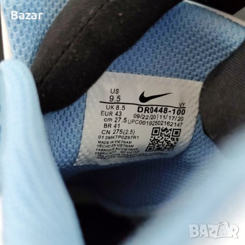 Nike AirMax 1 Premium Blue Размер 43 Номер 27.5см Стелка Мъжки Маратонки Обувки Нови Оригинални, снимка 3 - Маратонки - 43050925