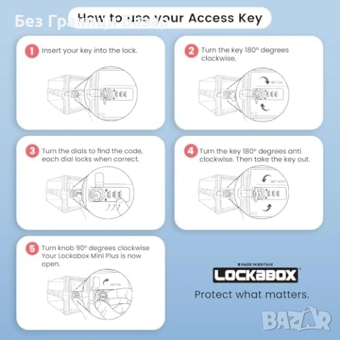 Нова Мини сейф-кутия с 3-цифрен код за телефон, ключове, храна 3L дом, снимка 8 - Други стоки за дома - 53525668