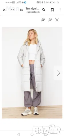 Дълго яке S, снимка 5 - Якета - 47884392