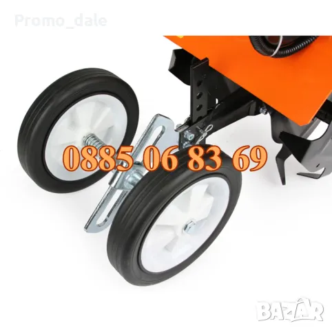 Бензинова мотофреза 74 куб, бензинов мотокултиватор, снимка 4 - Градинска техника - 49537352