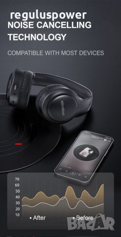 Безжични слушалки с Bluetooth 5.1 Siindoo JH-919, 30h. Play, Type-C, с микрофон , снимка 12 - Bluetooth слушалки - 40597933