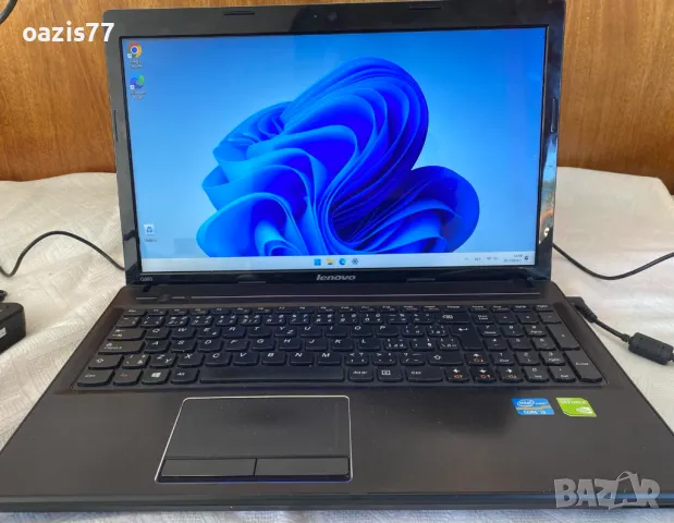 БъРЗ Лаптоп  Lenovo G580   като  нов  LED 15,6 инча RAM 12  гб  proc.3110м WIN 11, снимка 2 - Лаптопи за дома - 42432323