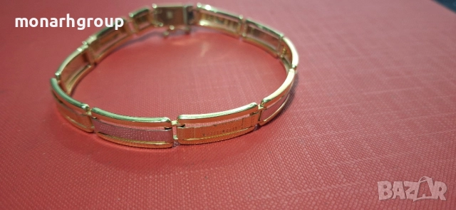 Златна гривна , снимка 2 - Гривни - 52356583