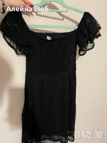 Дантелена къса рокля, снимка 2 - Рокли - 52739895