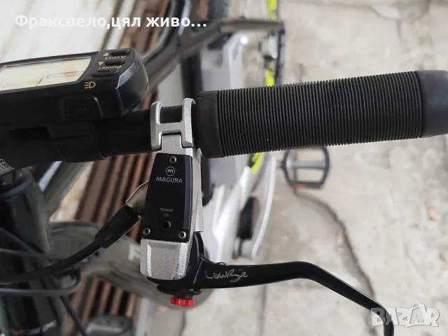 28 цола алуминиев електрически велосипед,колело неограничено 24 волта 24 ампера гарантиращо много ки, снимка 2 - Велосипеди - 49944305