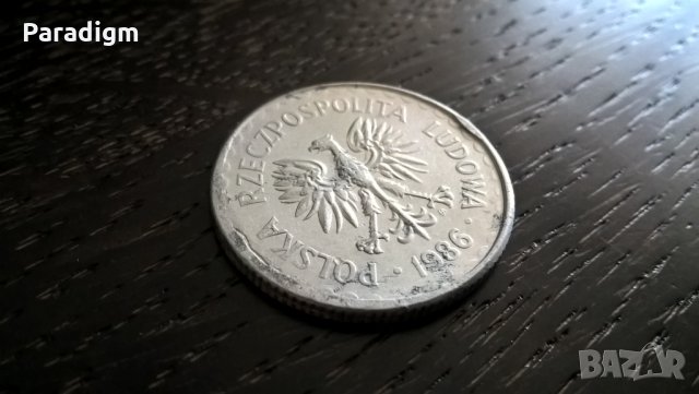 Монета - Полша - 1 злота | 1986г., снимка 3 - Нумизматика и бонистика - 27872207