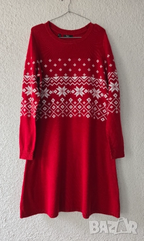 Дамска Коледна рокля размер Л-ХЛ, снимка 7 - Рокли - 52092812