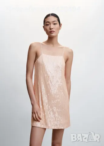 MANGO Къса пайетена рокля , снимка 1