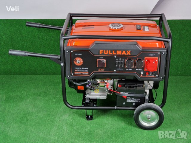 Генератор за ток комбиниран монофазен и трифазен с ел. стартер 6.5kw