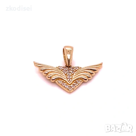 Златен медальон 1,32гр. 14кр. проба:585 модел:36784-5, снимка 2 - Колиета, медальони, синджири - 53256614