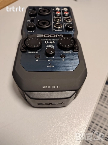 Zoom u-44 звукова карта, снимка 5 - Други - 52942148