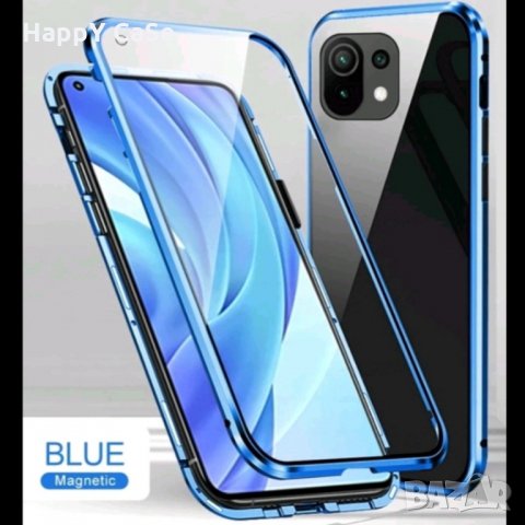 Xiaomi 11T Pro / 11 Lite NE 5G / Mi 11i / Mi 11 /Mi 11 Ultra / Двоен 360 градуса магнитен кейс калъф, снимка 7 - Калъфи, кейсове - 32852688